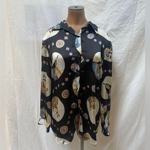 Native American button up